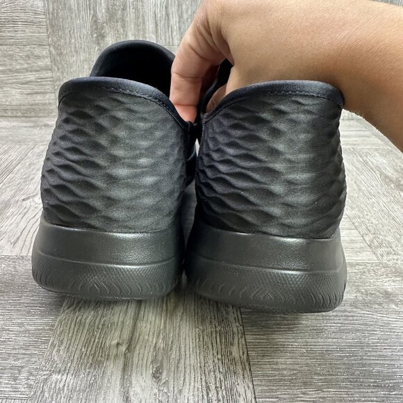 Skechers Summit Women's size 11 Triple Black Hands Free Slip On Shoes - Picture 6 of 8